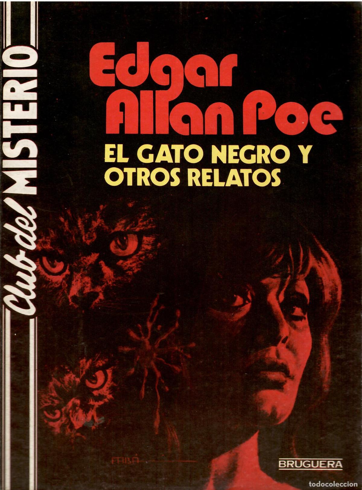 Libros de segunda mano: Club del misterio, n&ordm; 143: El gato negro y otros relatos - Edgar Allan Poe; Bruguera