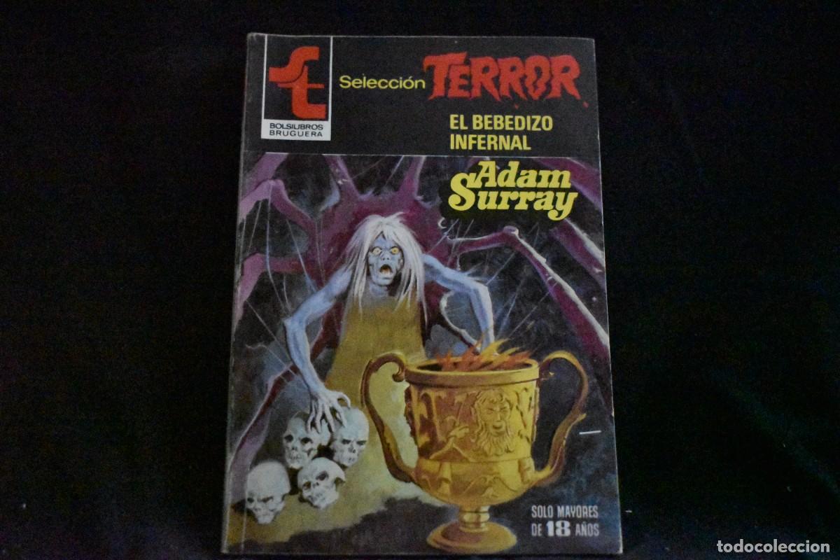 Libros de segunda mano: SELECCI&Oacute;N TERROR N&ordm; 450. EL BEBEDIZO INFERNAL. ADAM SURRAY. BOLSILIBROS BRUGUERA EXCELENTE