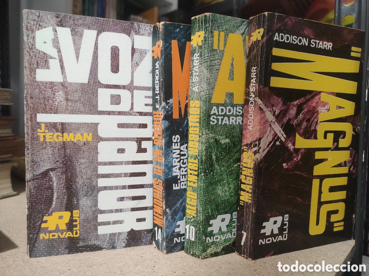Libros de segunda mano: Lote de 4 libros Nova Club literatura polic&iacute;aca y crimen misterio