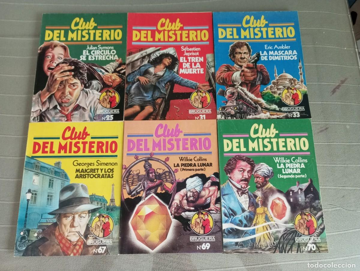 Libros de segunda mano: 1 novela polic&iacute;aca A ELEGIR de entre las 6 ofrecidas en la imagen (Club del Misterio, Ed. Bruguera)
