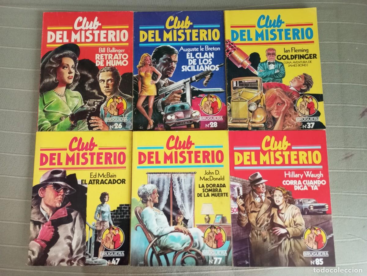 Libros de segunda mano: 1 novela polic&iacute;aca A ELEGIR de entre las 6 ofrecidas en la imagen (Club del Misterio, Ed. Bruguera)