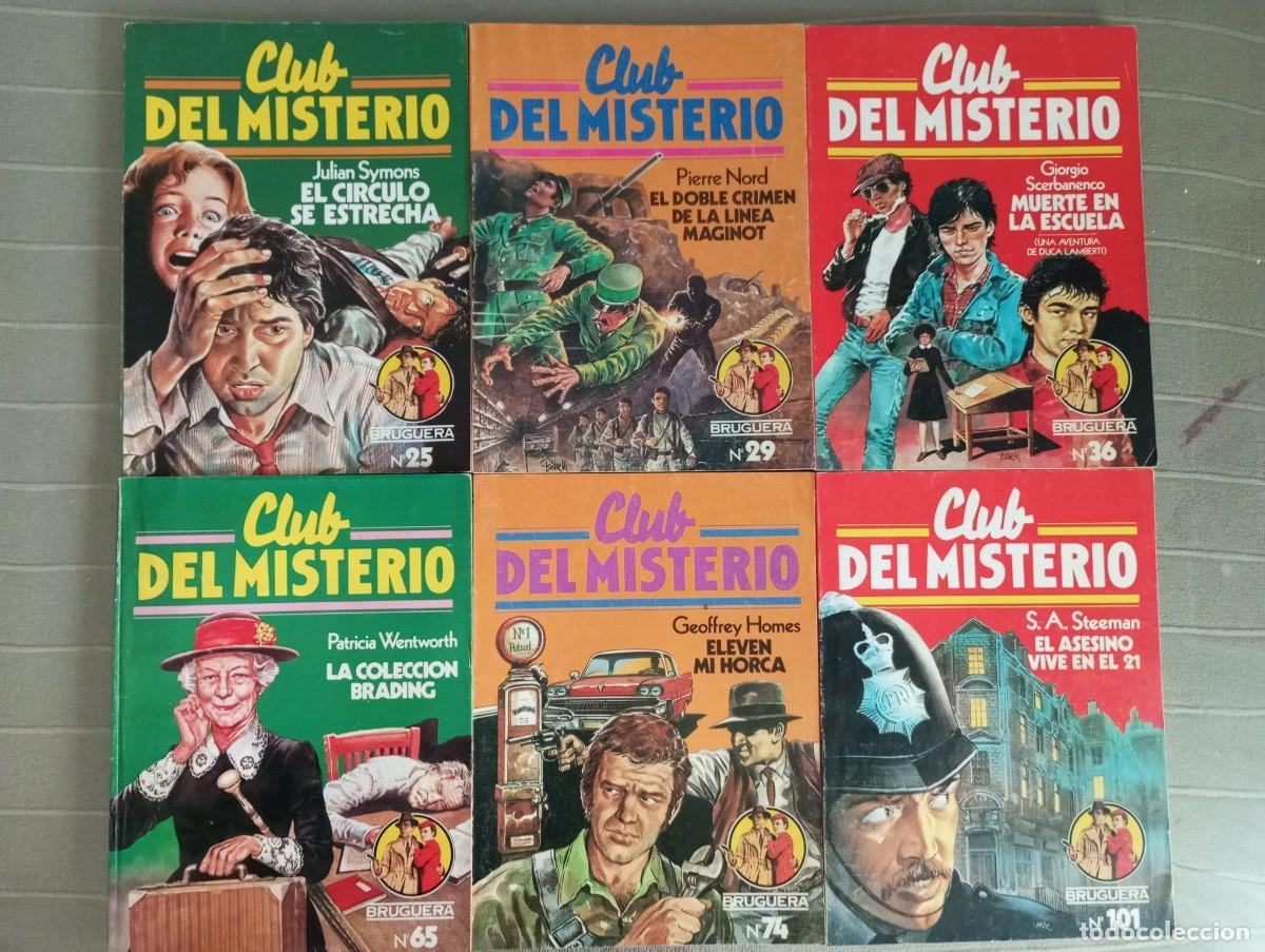 Libros de segunda mano: 1 novela polic&iacute;aca A ELEGIR de entre las 6 ofrecidas en la imagen (Club del Misterio, Ed. Bruguera)