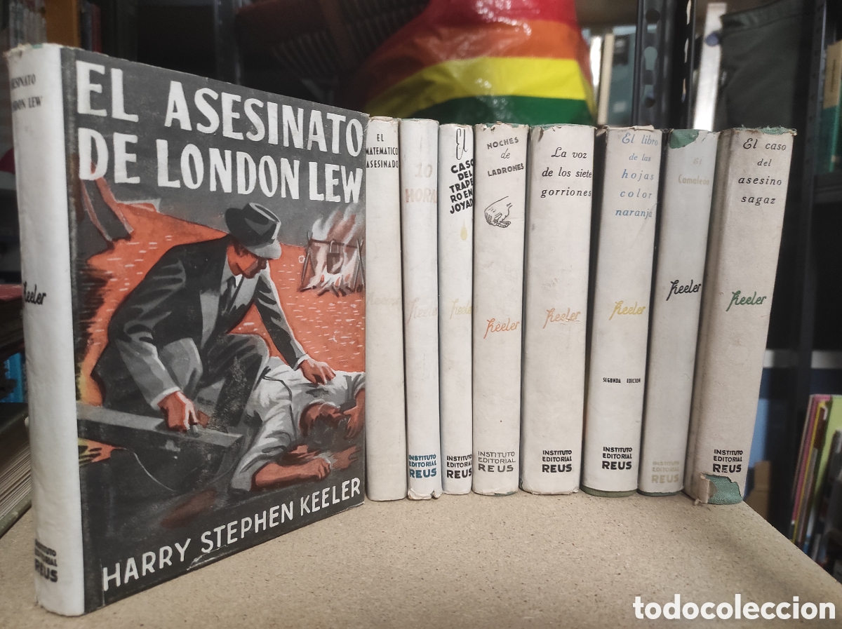 Libros de segunda mano: Colecci&oacute;n 9 libros: literatura polic&iacute;aca, crimen y misterio. Harry Stephen Keeler. Editorial Reus