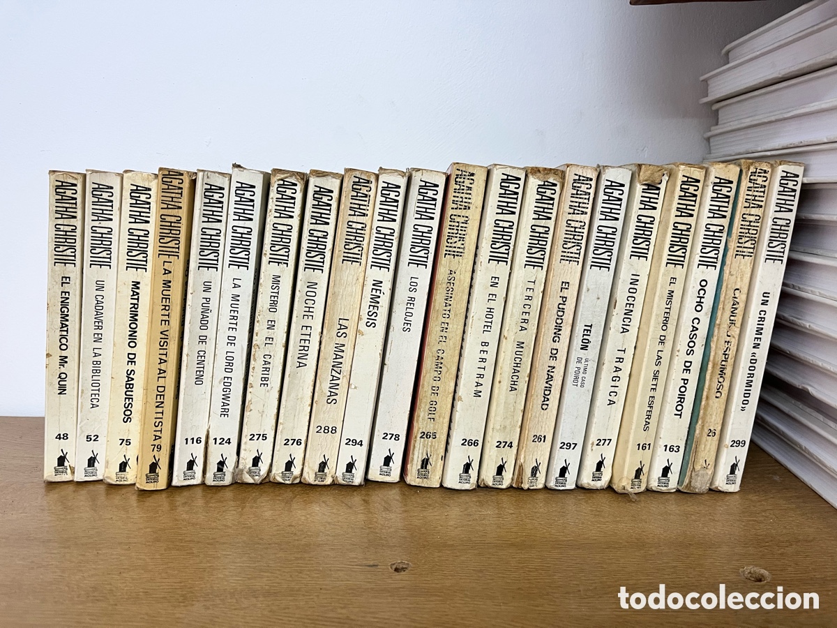 Second hand books: Lote de 21 libros Agatha Christie serie oro (molino)