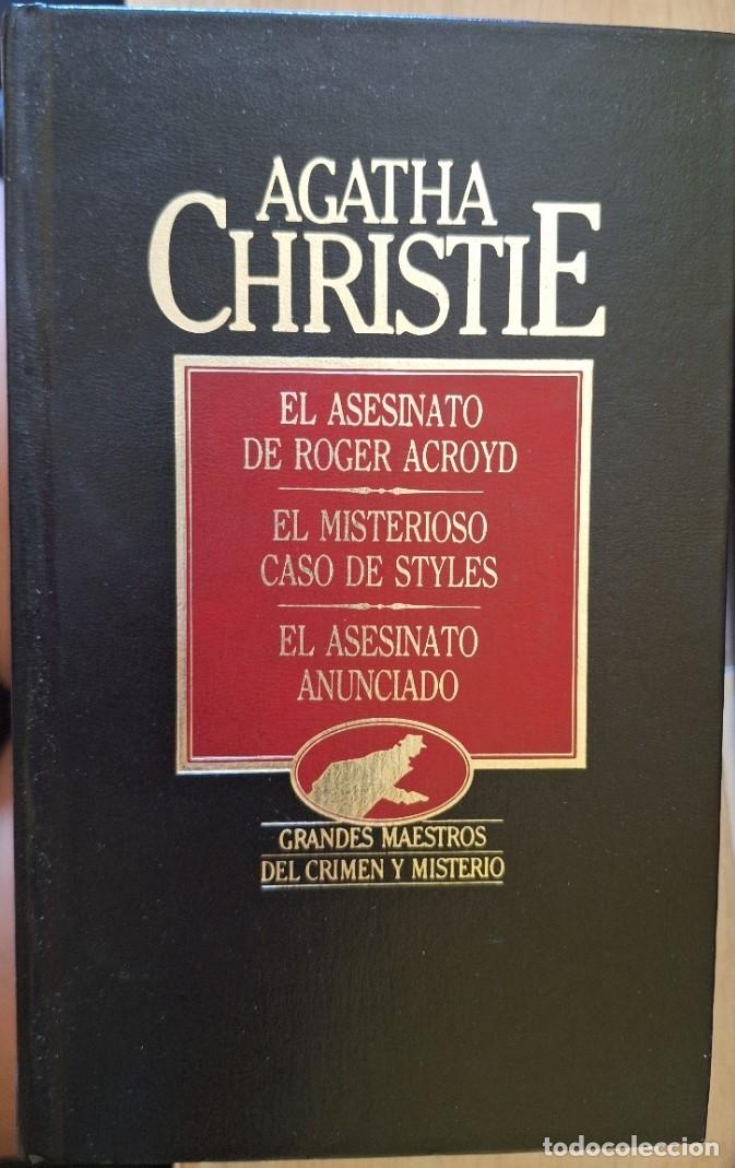 Libros de segunda mano: EL ASESINATO DE ROGER ACROYD. EL MISTERIOSO CASO DE STYLES. EL ASESINATO ANUNCIADO. - CHRISTIE, Agat