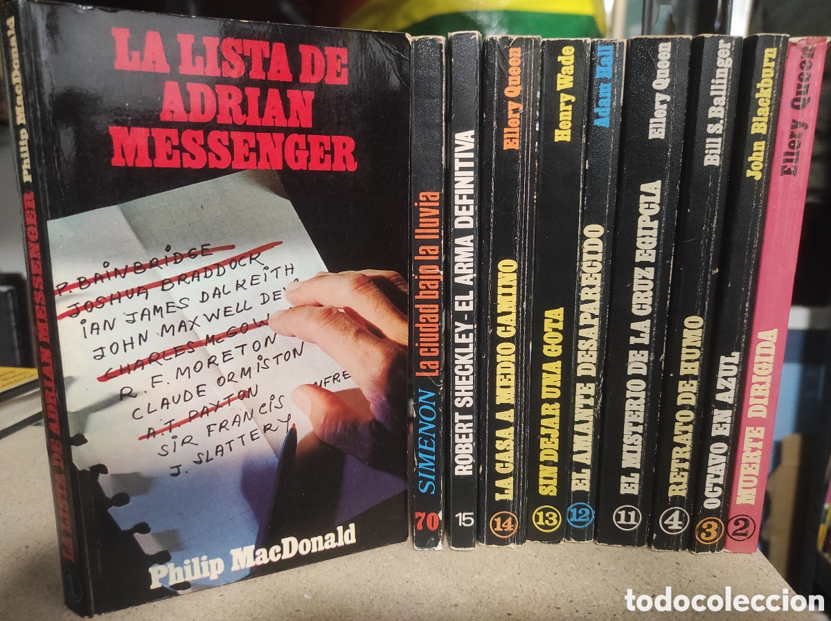 Libros de segunda mano: Lote de 10 libros misterio y crimen. Ediciones Picazo
