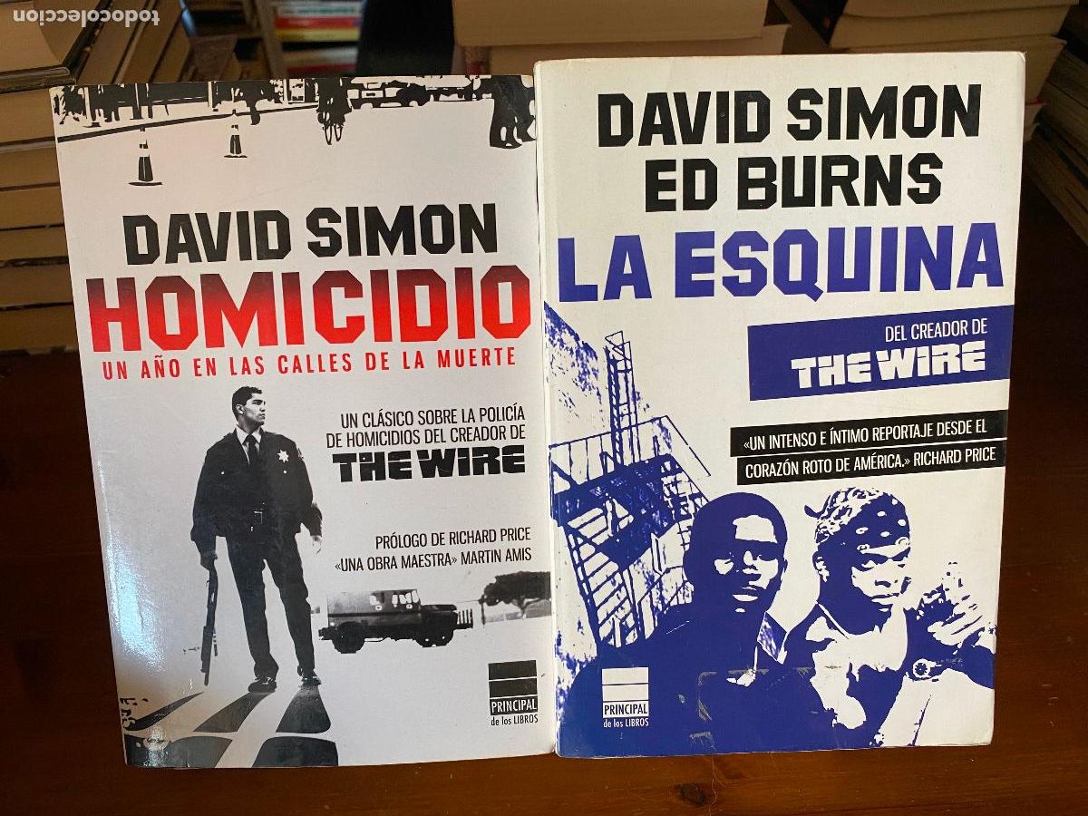 Libros de segunda mano: HOMICIDIO + LA ESQUINA. DAVID SIMON. EDITORIAL PRINCIPAL DE LIBROS