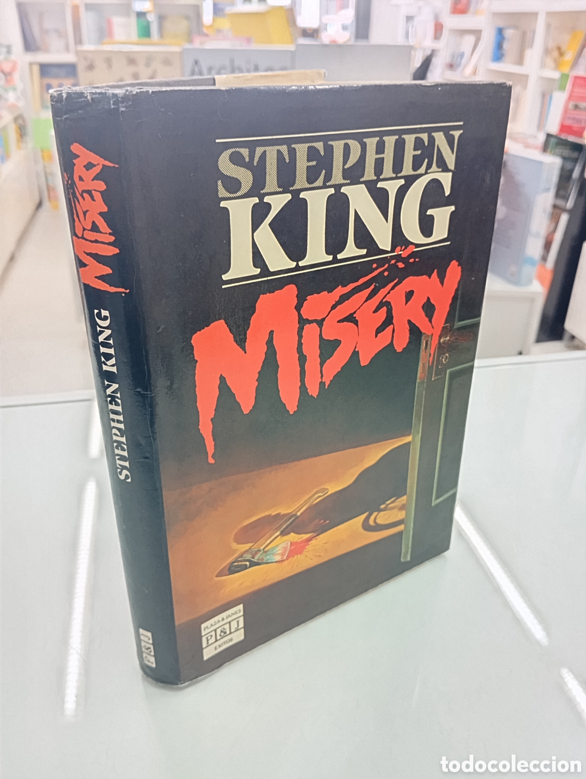 Gebrauchte B&uuml;cher: MISERY STEPHEN KING PRIMERA 1&ordf; EDICI&Oacute;N EN ESPA&Ntilde;OL PLAZA & JANES 1988 TAPA DURA CON SOBRECUBIERTA