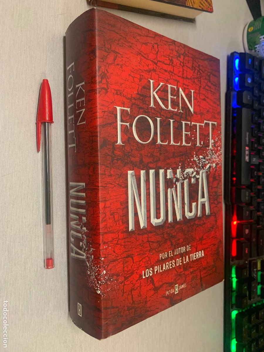 Libros de segunda mano: NUNCA / KEN FOLLETT / PLAZA & JAN&Eacute;S 1&ordf; EDICI&Oacute;N 2021