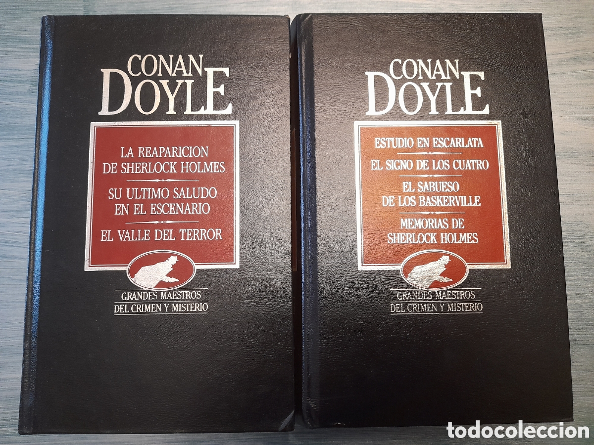 Gebrauchte B&uuml;cher: Dos tomos de obras completas de Conan Doyle, tomos 1 y 2, editorial Orbis