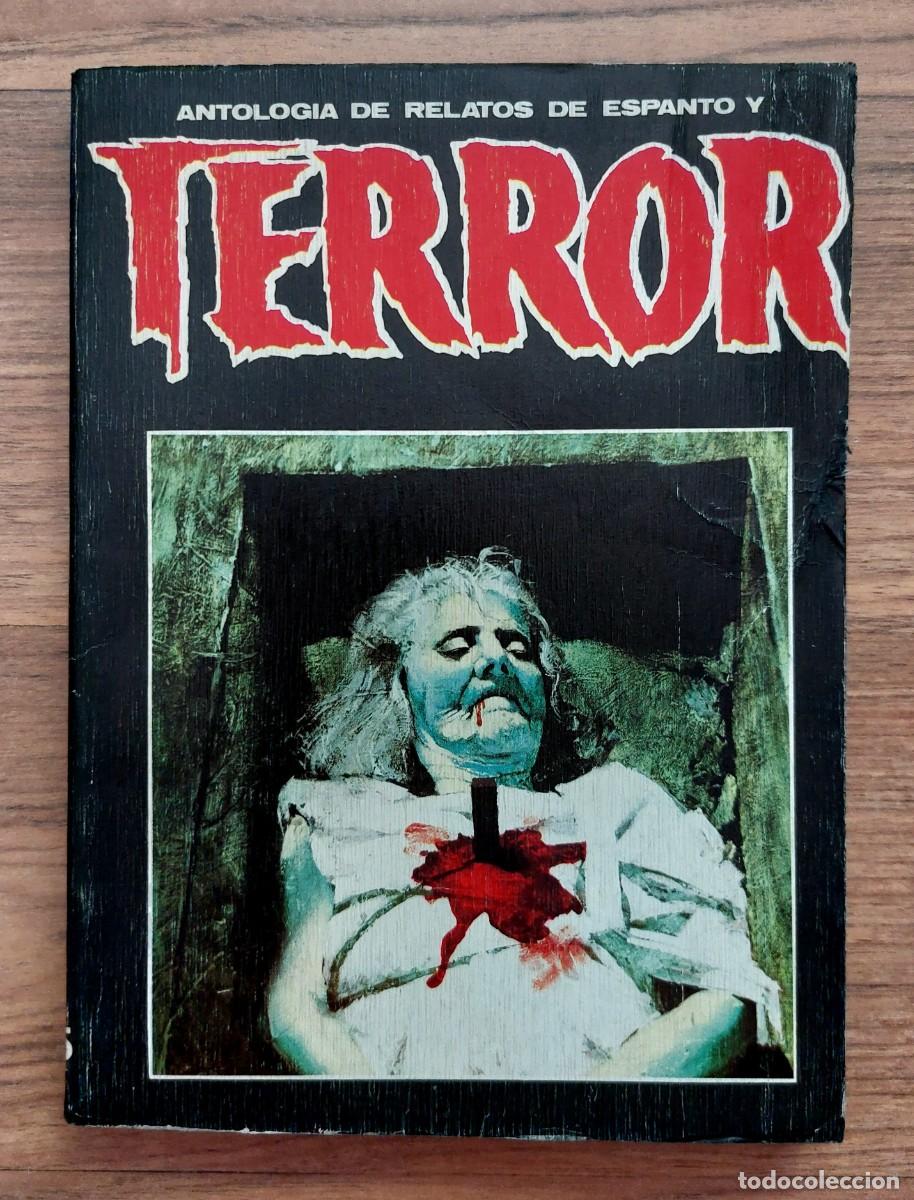 Libros de segunda mano: ANTOLOGIA DE RELATOS DE ESPANTO Y TERROR DRONTE N&ordm; 35 NOVELAS-BOLSILIBROS-PULP