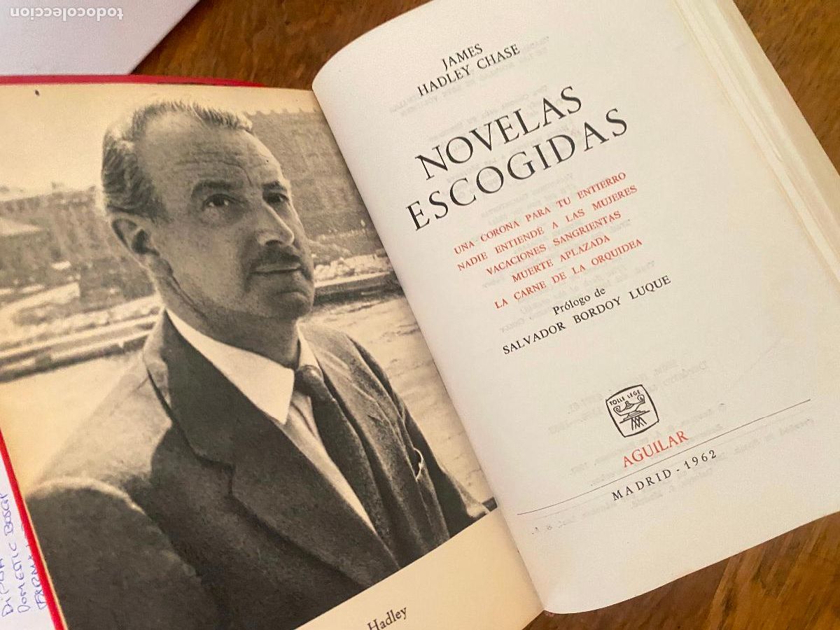 Second hand books: NOVELAS ESCOGIDAS- JAMES HADLEY CHASE - AGUILAR / EL LINCE ASTUTO - 1962