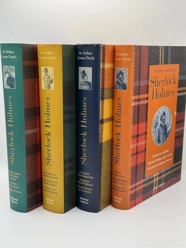 Gebrauchte B&uuml;cher: Lote Sherlock Holmes 4 tomos - Arthur Conan Doyle
