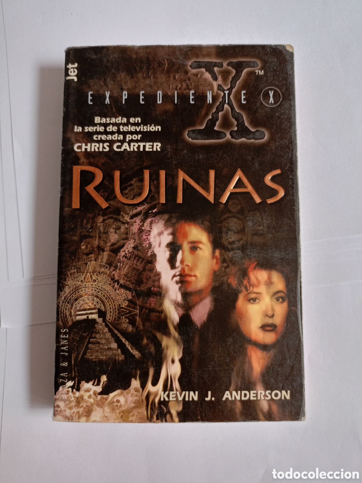 Livros em segunda m&atilde;o: NOVELA N&ordm;4 EXPEDIENTE X/RUINAS/KEVIN J. ANDERSON-CHRIS CARTER.