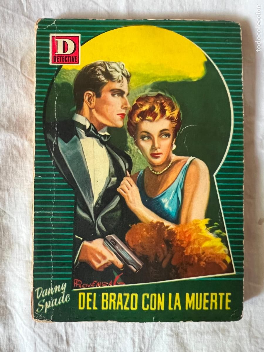 Livres d'occasion: Novela D DETECTIVE, n&ordm; 35, DEL BRAZO CON LA MUERTE, DANNY SPADE, 1&ordf;Ed. 1953. E. BRUGUERA, DIB. PROVE