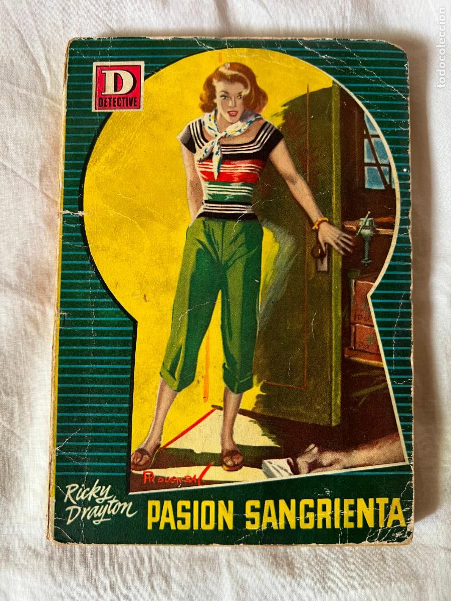 Livres d'occasion: Novela D DETECTIVE, n&ordm; 27, PASION SANGRIENTA, RICKY DRAYTON, 1&ordf;Ed. 1953. E. BRUGUERA, DIB. PROVE