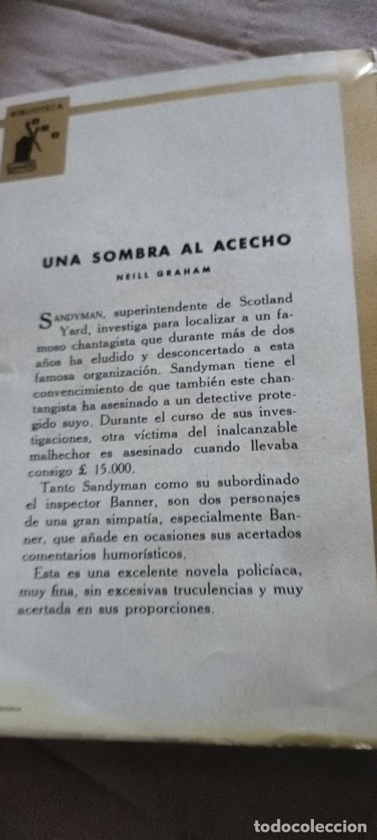 Libros de segunda mano: Una sombra al acecho. - Foto 3