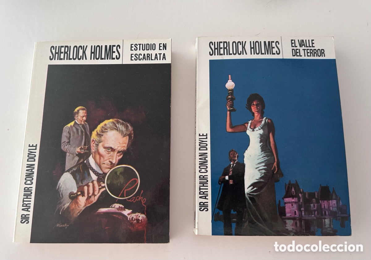 Libros de segunda mano: ESTUDIO EN ESCARLATA. EL VALLE DEL TERROR. SHERLOCK HOLMES. CONAN DOYLE. BARCELONA, 1984