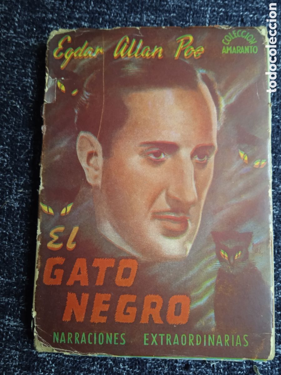 Libros de segunda mano: EL GATO NEGRO, / EDGAR ALLAN POE - COLECCION AMARANTO