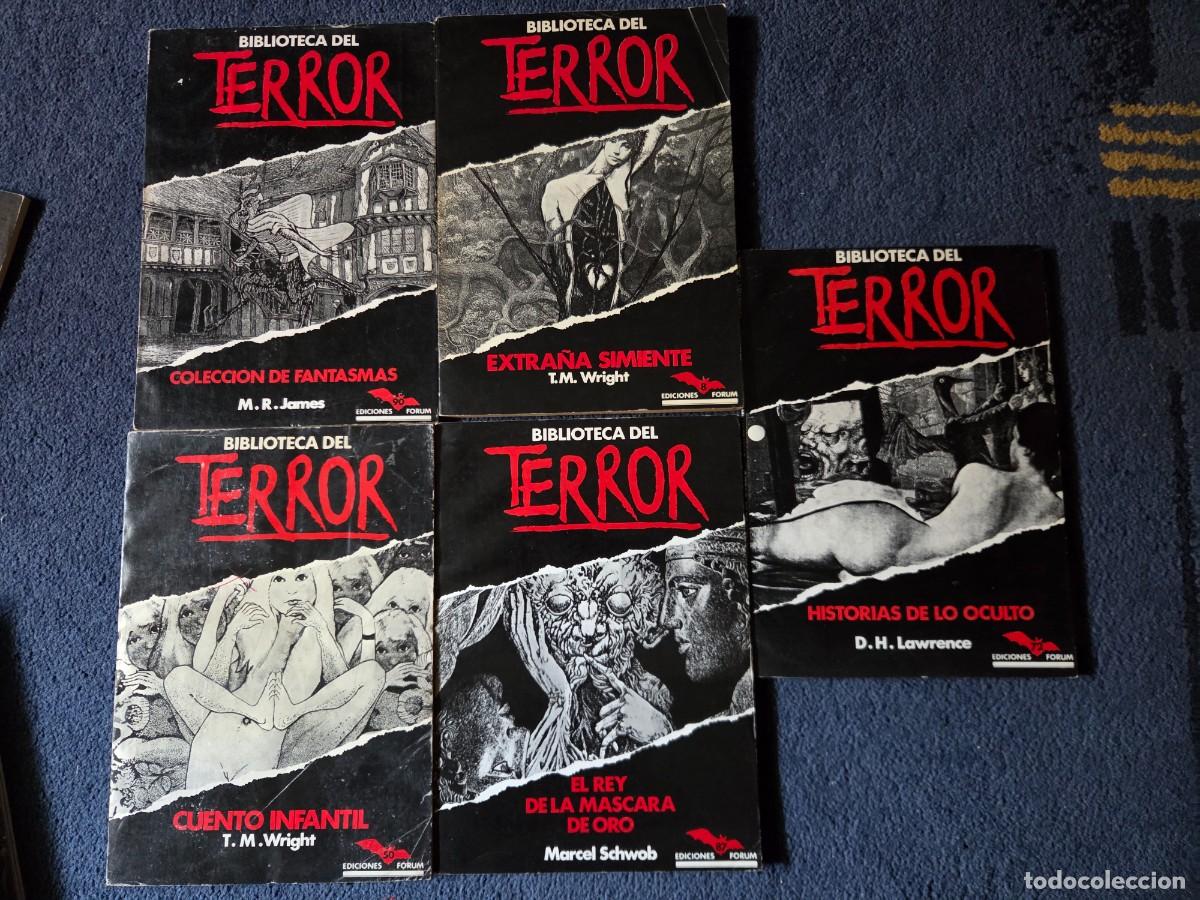 Libros de segunda mano: &rdquo;Biblioteca del Terror&rdquo; (Ediciones Forum) - Lote 5 t&iacute;tulos
