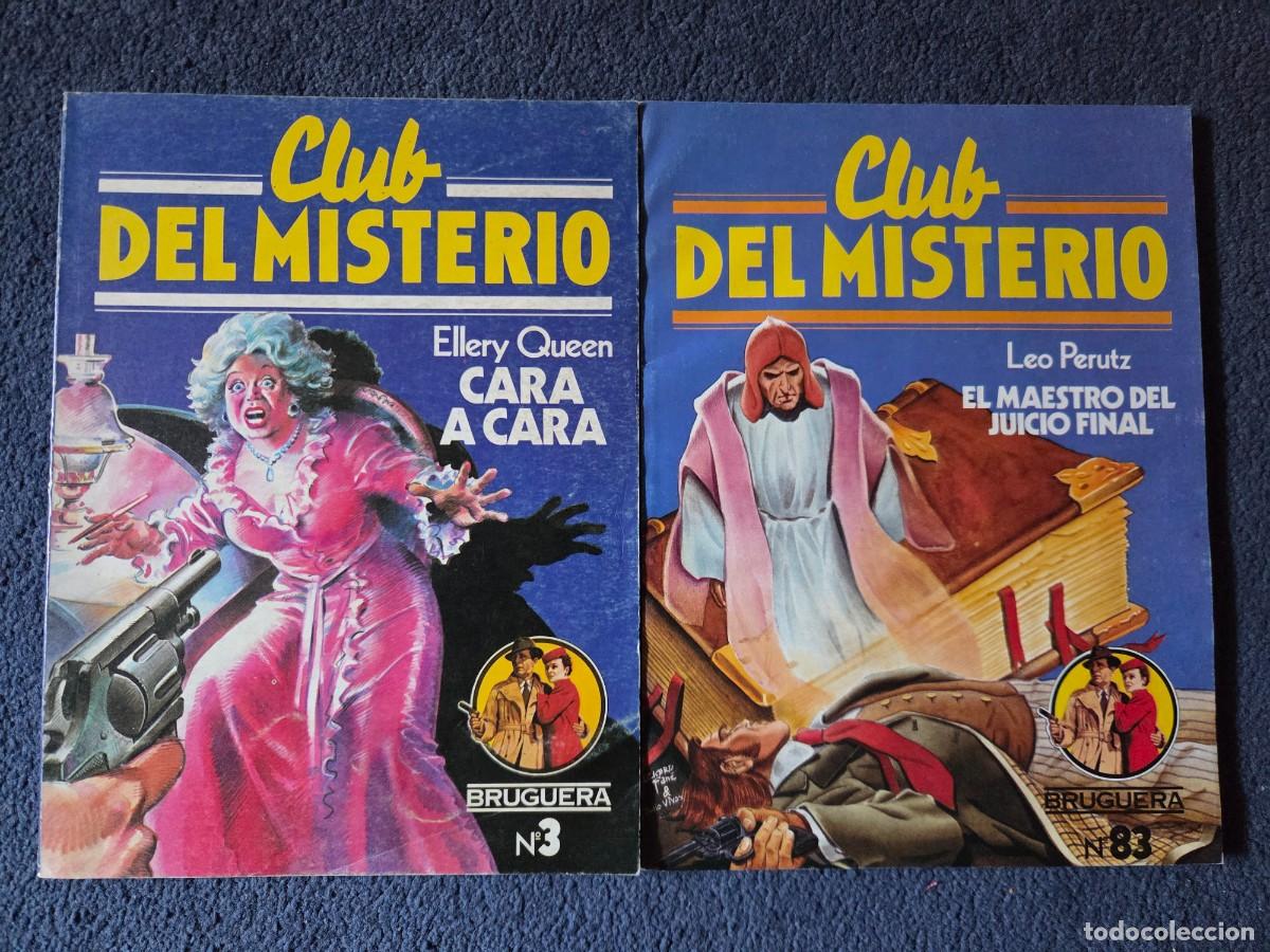 Libros de segunda mano: Club del Misterio - Cara a cara (Ellery Queen) + El maestro del juicio final (Leo Perutz)