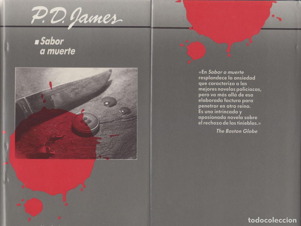 Libros de segunda mano: SABOR A MUERTE - P.D. JAMES