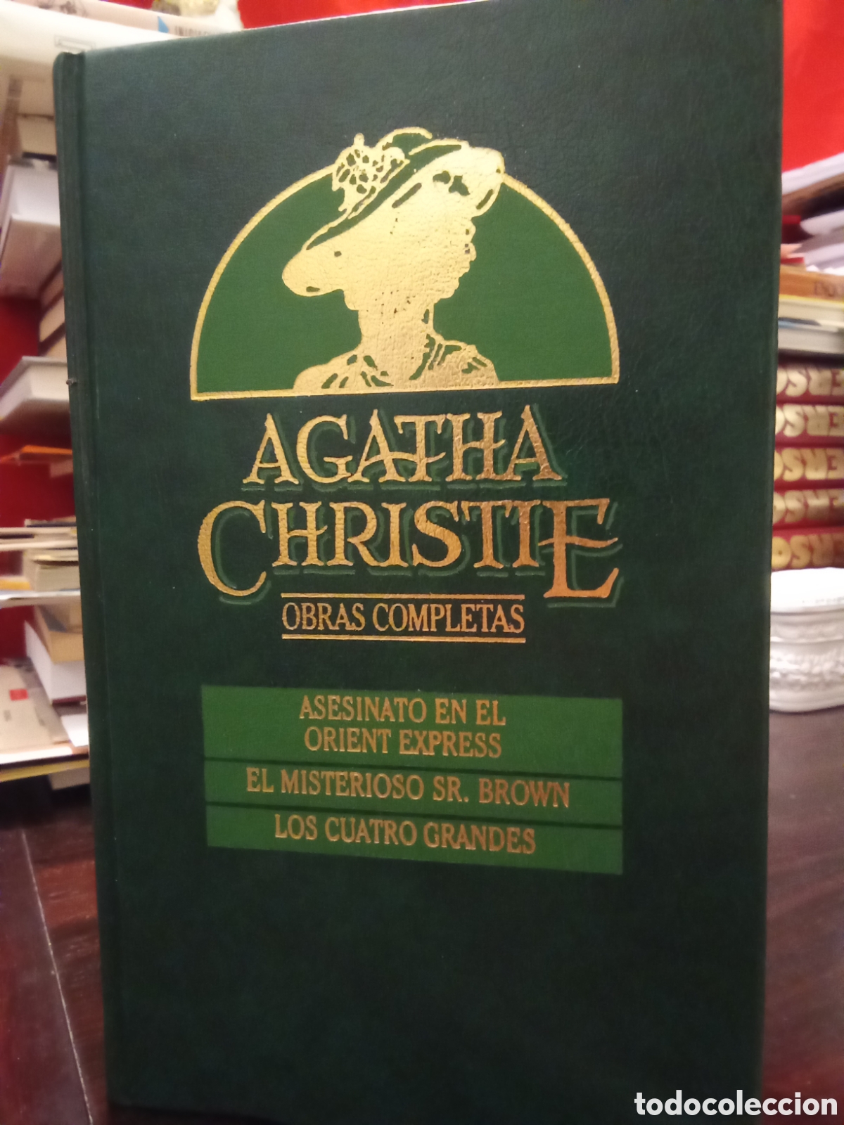 Libros de segunda mano: AGATHA CHRISTIE - OBRAS COMPLETAS - ASESINATO EN EL ORIENT EXPRESS/ EL MISTERIO SR. BROWN