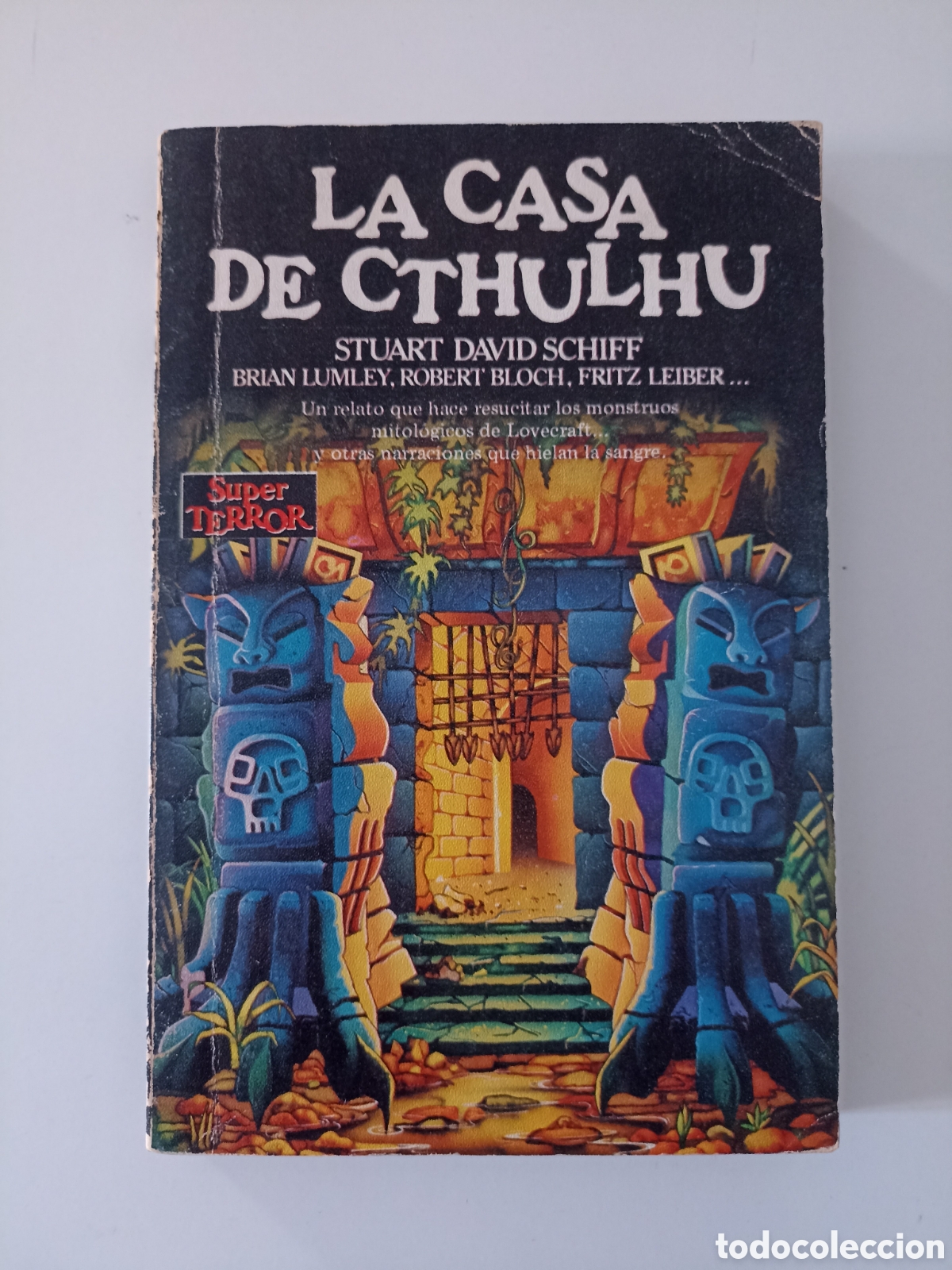 Libros de segunda mano: Stuart David Schiff (Ed.) - La casa de Cthulhu (Mart&iacute;nez Roca Super Terror, 1984) Robert Bloch etc