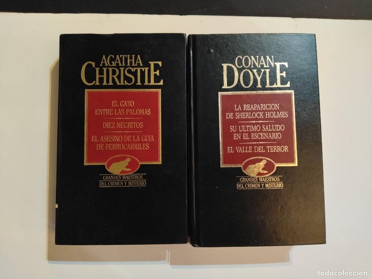 Libros de segunda mano: COLECCI&Oacute;N 2 LIBROS&rdquo;GRANDES MAESTROS DEL CRIMEN Y MISTERIO&rdquo;ED.ORBIS.(VER FOTOS)