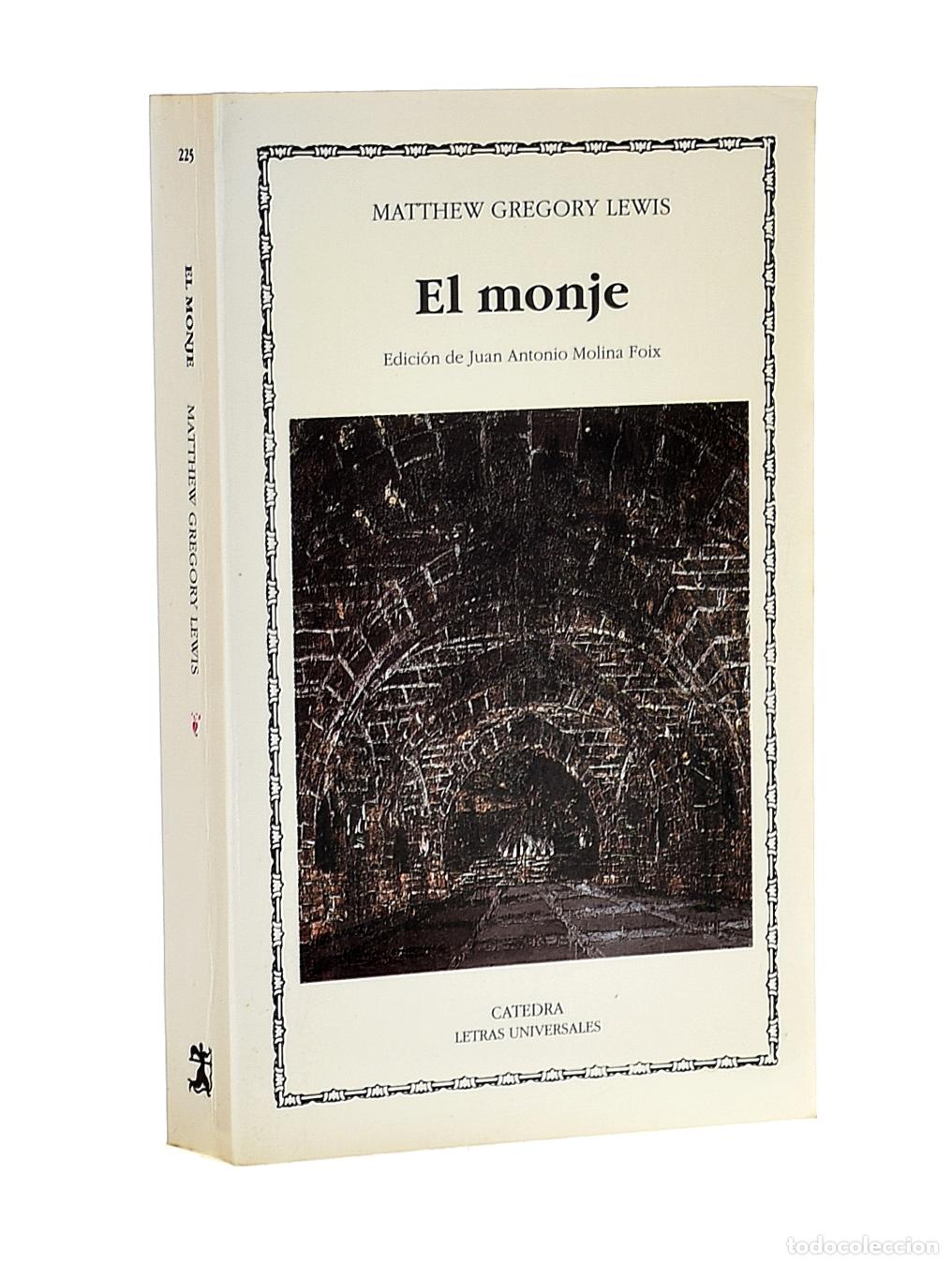 Libros de segunda mano: EL MONJE - LEWIS, Matthew Gregory