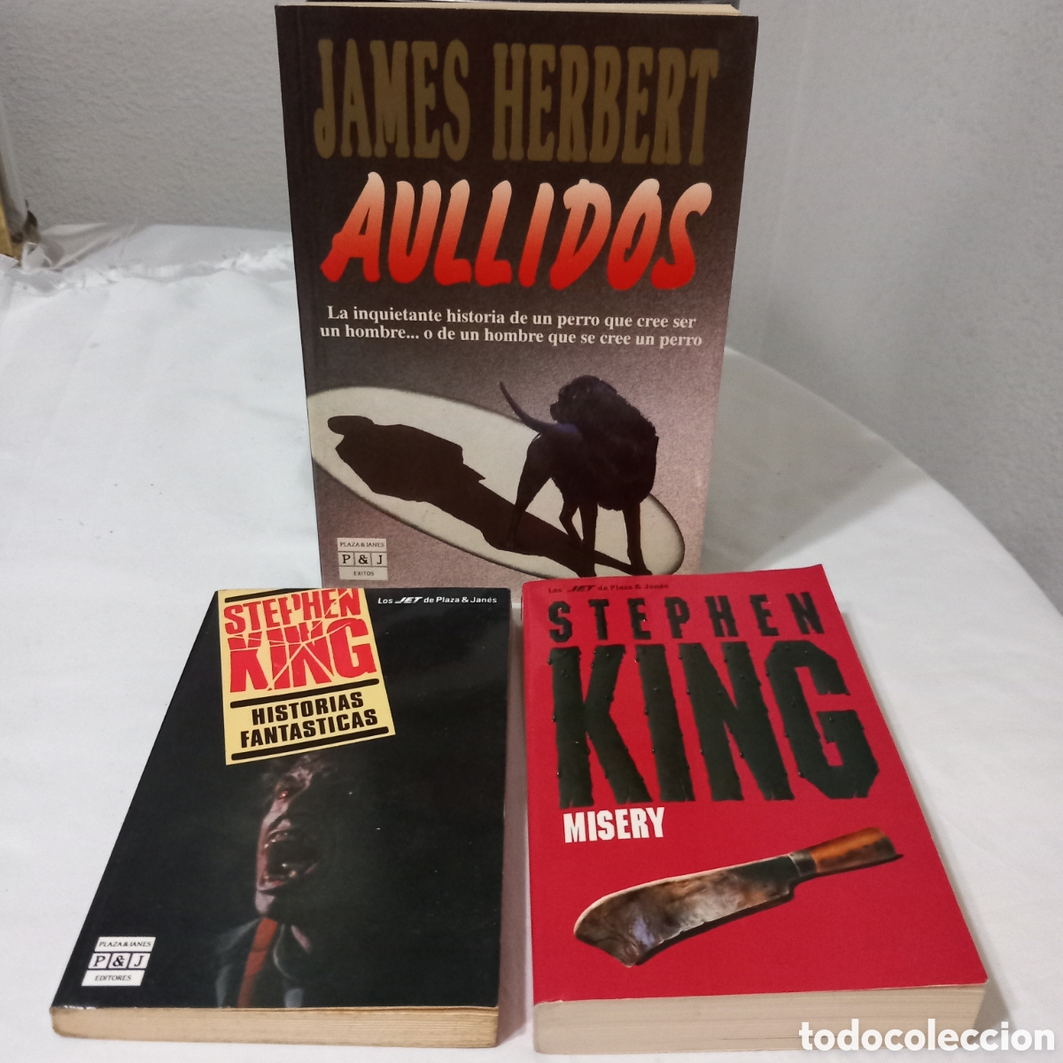 Livres d'occasion: STEPHEN KING-MISERY +JAMES HERBERT-AULLIDOS