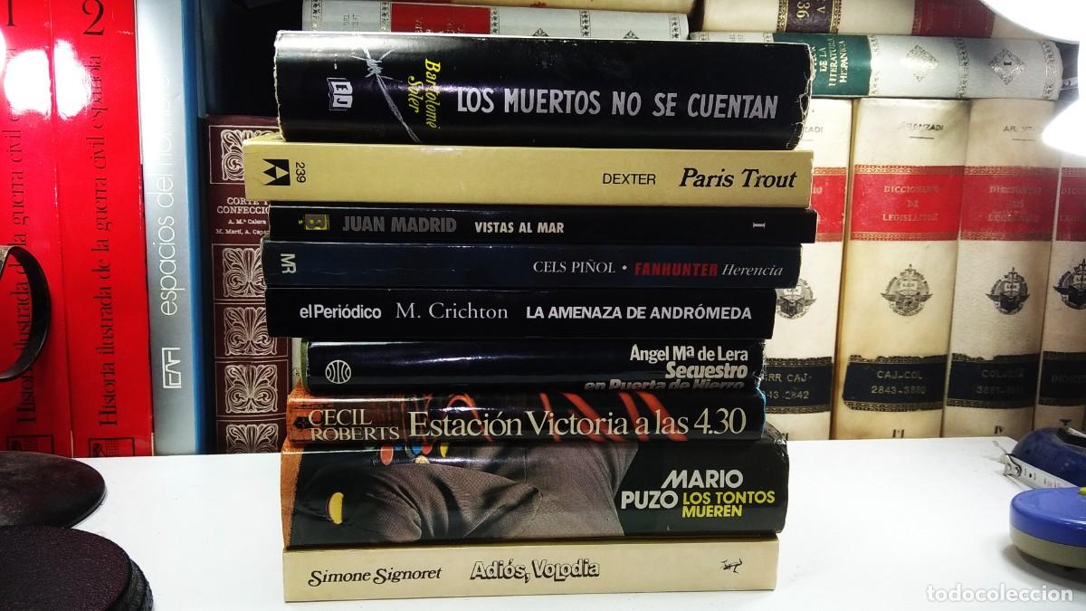 Libros de segunda mano: Gran lote 9 t&iacute;tulos novela misterio-novela negra. Cito t&iacute;tulos y autores.