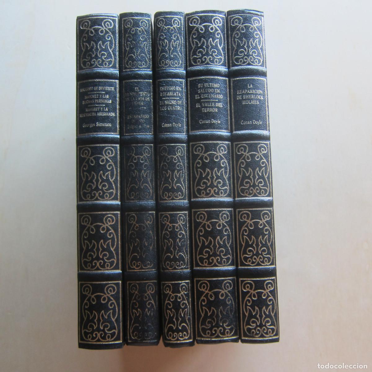 Libros de segunda mano: PACK MISTERIO - POE , SIMENON Y CONAN DOYLE (ORBIS) 5 UD. NOVELA