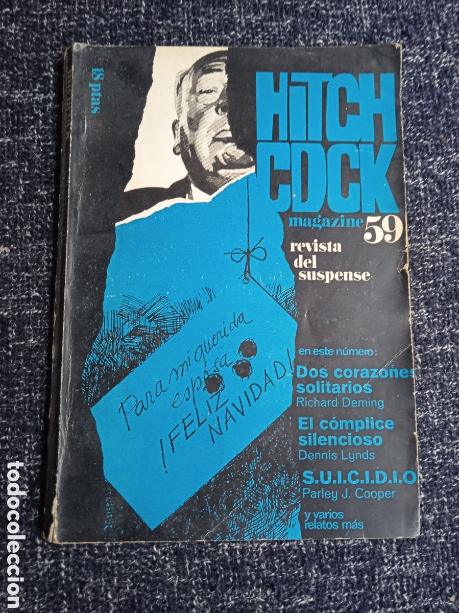 Libros de segunda mano: ALFRED HITCHCOCK MAGAZINE N&ordm; 59 - edita : HYMSA ( SUSPENSE - TERROR )