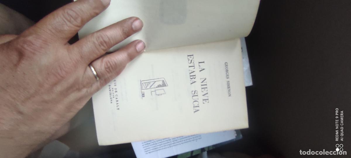 Libros de segunda mano: Georges Simenon / La nieve estaba sucia /