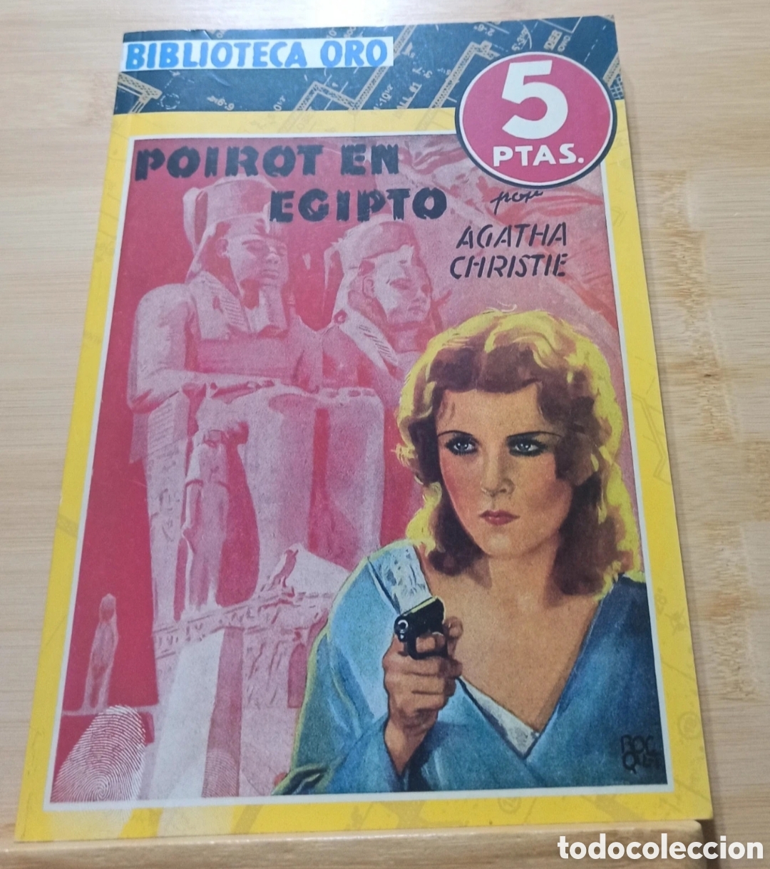 Second hand books: Poirot en Egipto - Agatha Christie - Edici&oacute;n Facs&iacute;mil Biblioteca Oro (Molino, 2007)