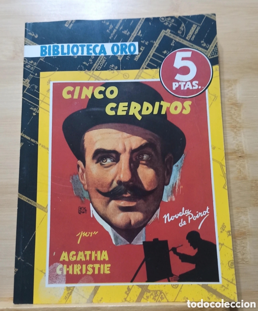 Libros de segunda mano: Cinco Cerditos - Agatha Christie - Edici&oacute;n Facs&iacute;mil Biblioteca Oro (Molino, 2007)