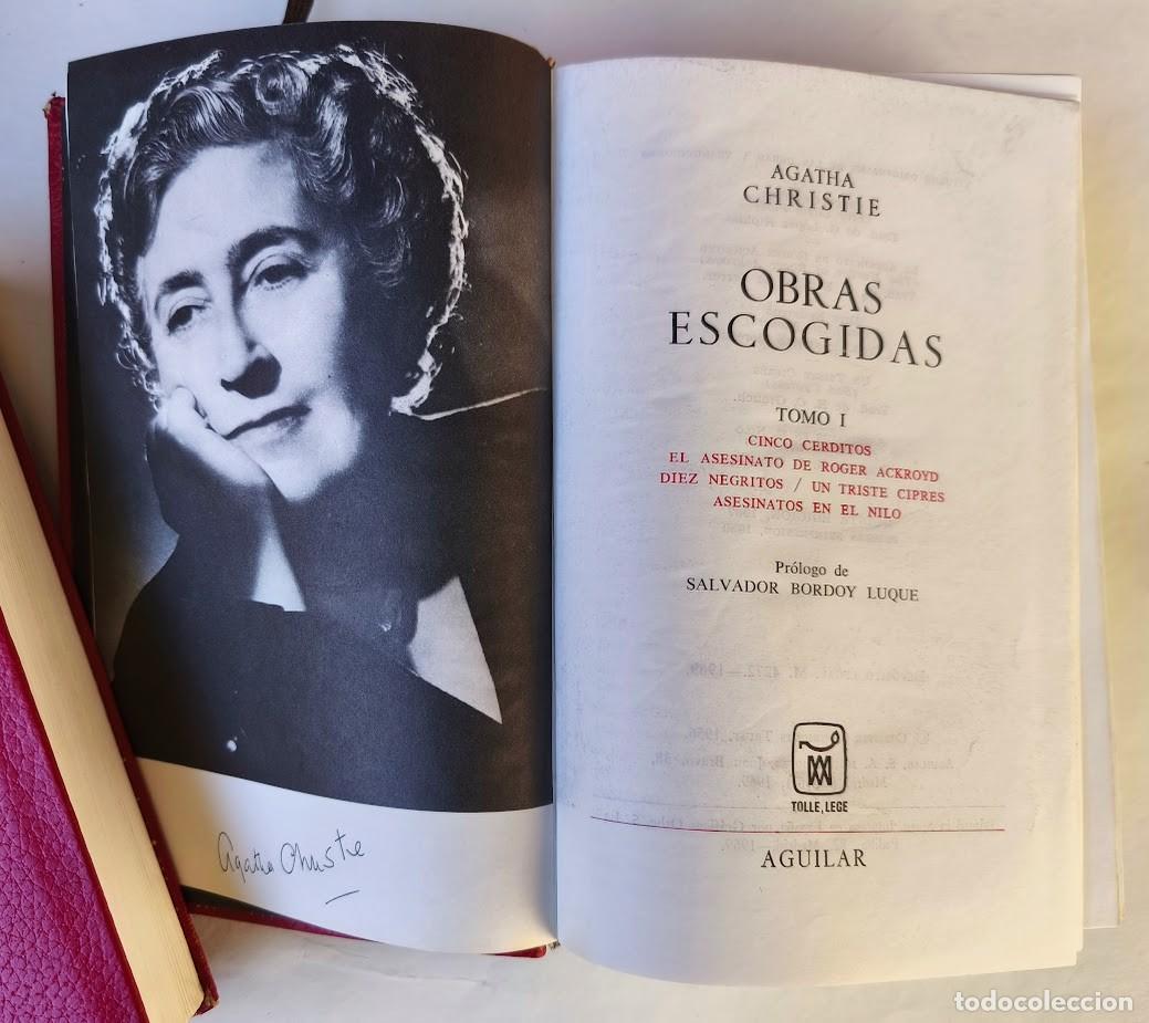 Libros de segunda mano: Agatha Christie. Obras escogidas, 11 tomos. Aguilar. 1968.