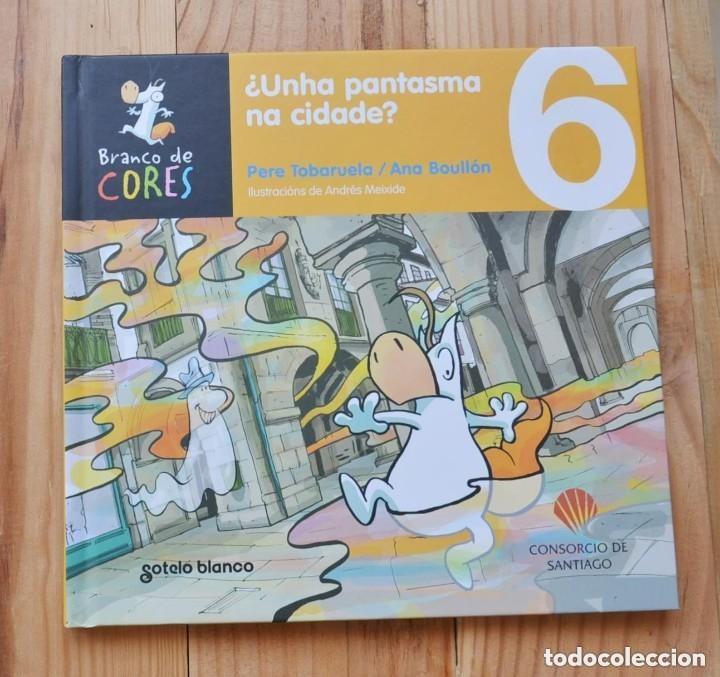Libros de segunda mano: &iquest;Unha Pantasma Na Cidade? - Boull&oacute;n, Ana/Tobaruela, Pere - Sotelo Blanco Edici&oacute;ns - Branco de Cores