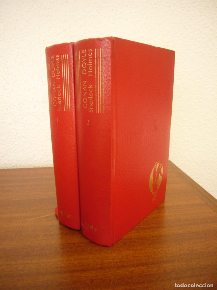 Libros de segunda mano: CONAN DOYLE: SHERLOCK HOLMES TOMO I Y TOMO II (AGUILAR, 1980) MUY BUEN ESTADO