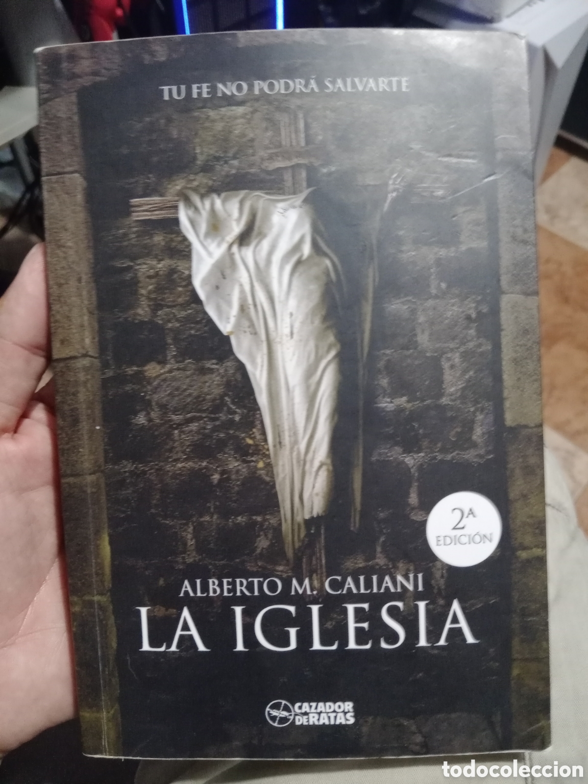 Libros de segunda mano: La iglesia Alberto M.Caliani tu fe no podr&aacute; salvarte cazador de ratas