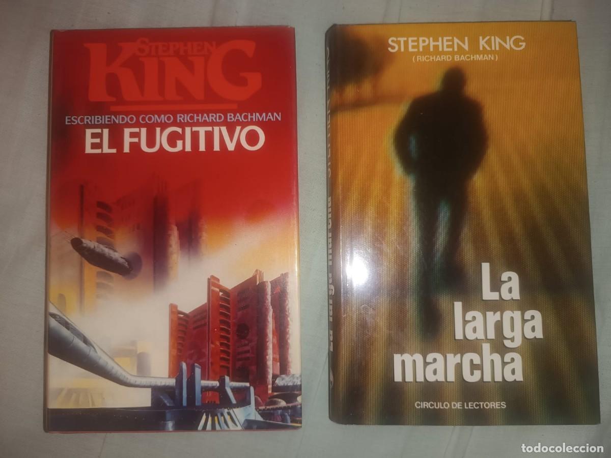 Second hand books: Lote 2 Libros Stephen King (Richard Bachman) - El Fugitivo + La Larga Marcha