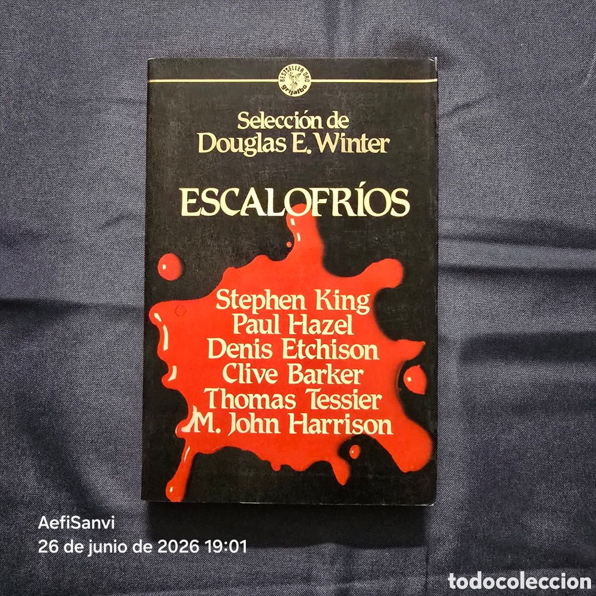 Libros de segunda mano: SELECCI&Oacute;N DE DOUGLAS E. WINTER: ESCALOFR&Iacute;OS (GRIJALBO)
