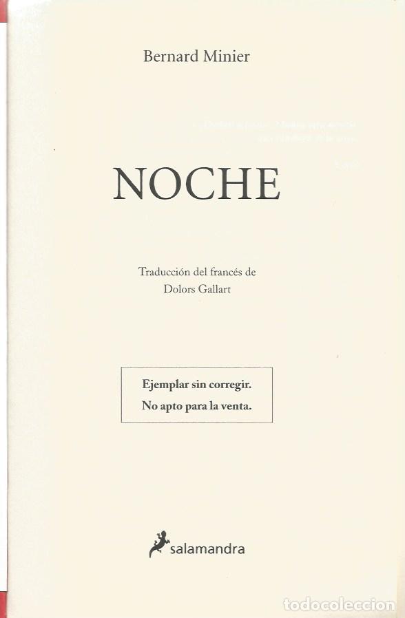 Libros de segunda mano: NOCHE - BERNARD MINIER - Foto 3