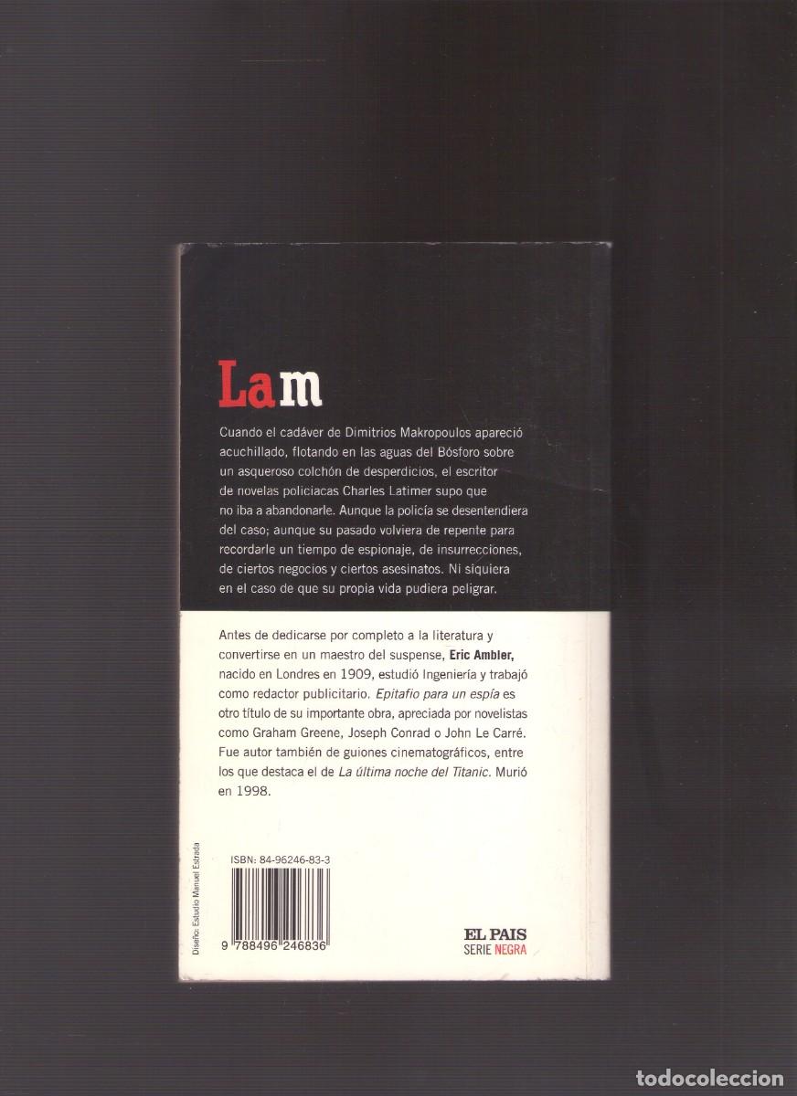 Libros de segunda mano: Bd. La m&aacute;scara de Dimitrios (Eric Ambler) - Foto 2
