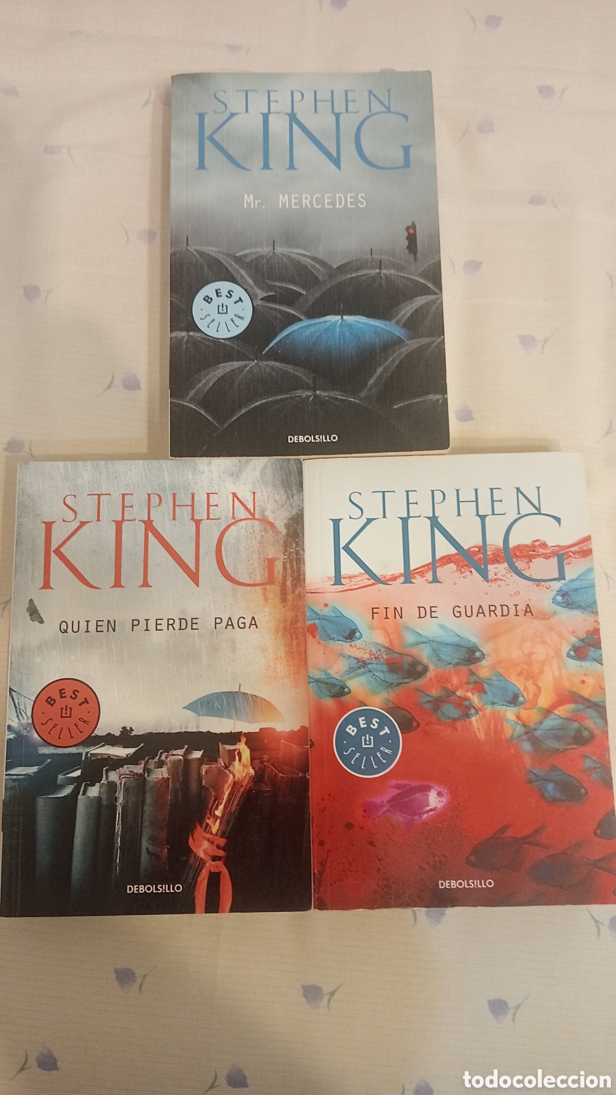 Libros de segunda mano: Trilog&iacute;a Bill Hodget. Stephen King