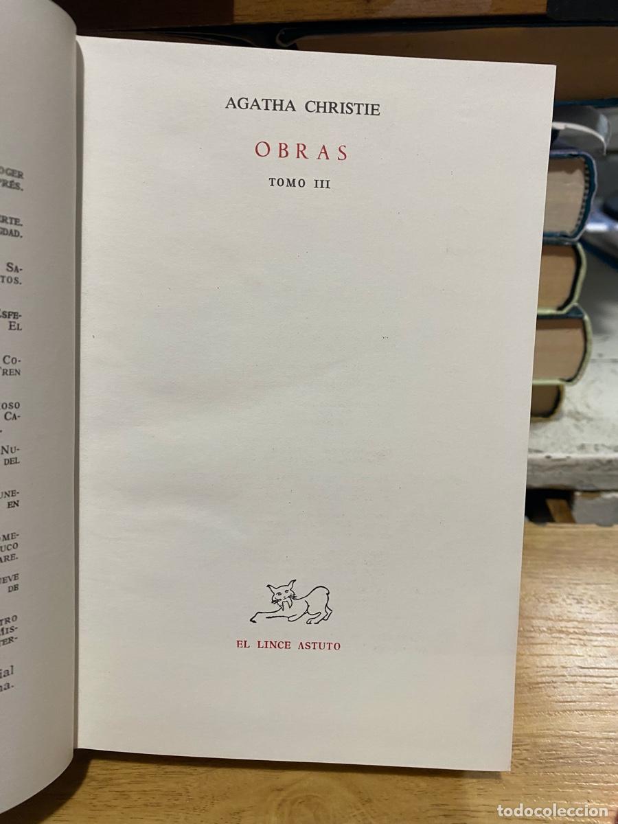 Livres d'occasion: OBRAS TOMO III, AGATHA CHRISTIE, EL LINCE ASTUTO