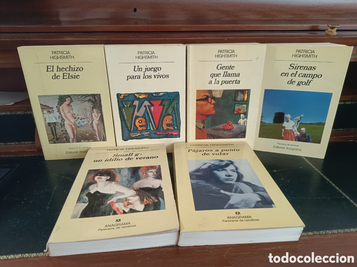 Libros de segunda mano: LOTE DE 6 LIBROS NOVELAS PATRICIA HIGHSMITH EDITORIAL ANAGRAMA COL. PANORAMA DE NARRATIVAS
