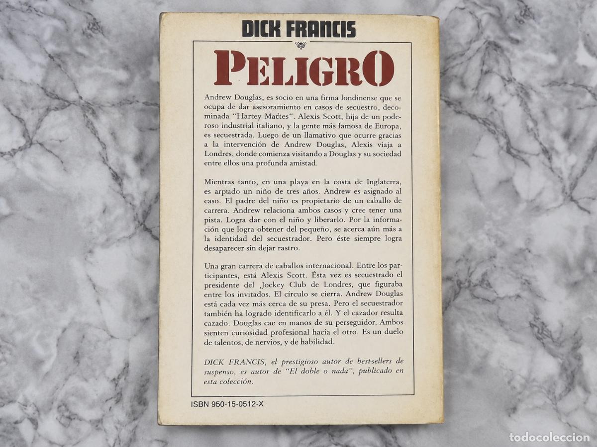 Libros de segunda mano: Dick Francis, Peligro - Foto 4