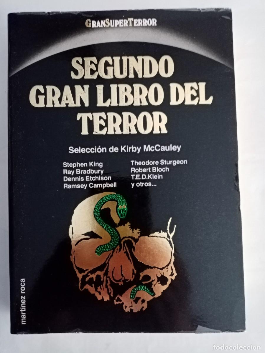 Libros de segunda mano: SEGUNDO GRAN LIBRO DEL TERROR . Varios ( MARTINEZ ROCA )